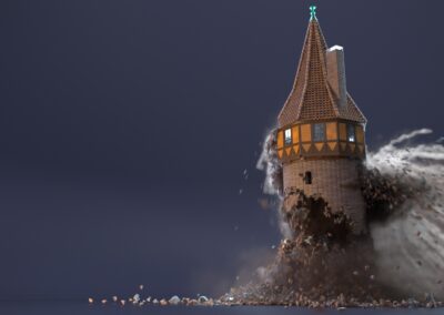 Döhrener Tower Destruction